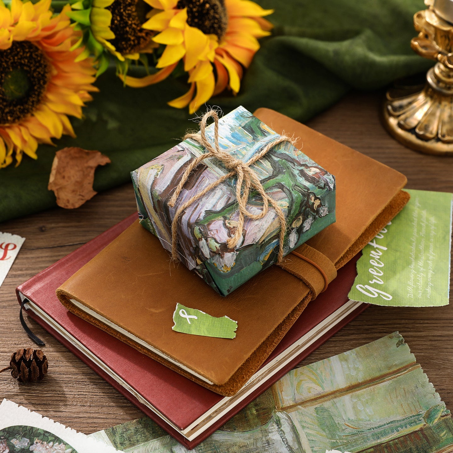 Impression of Van Gogh Scrapbooking Book