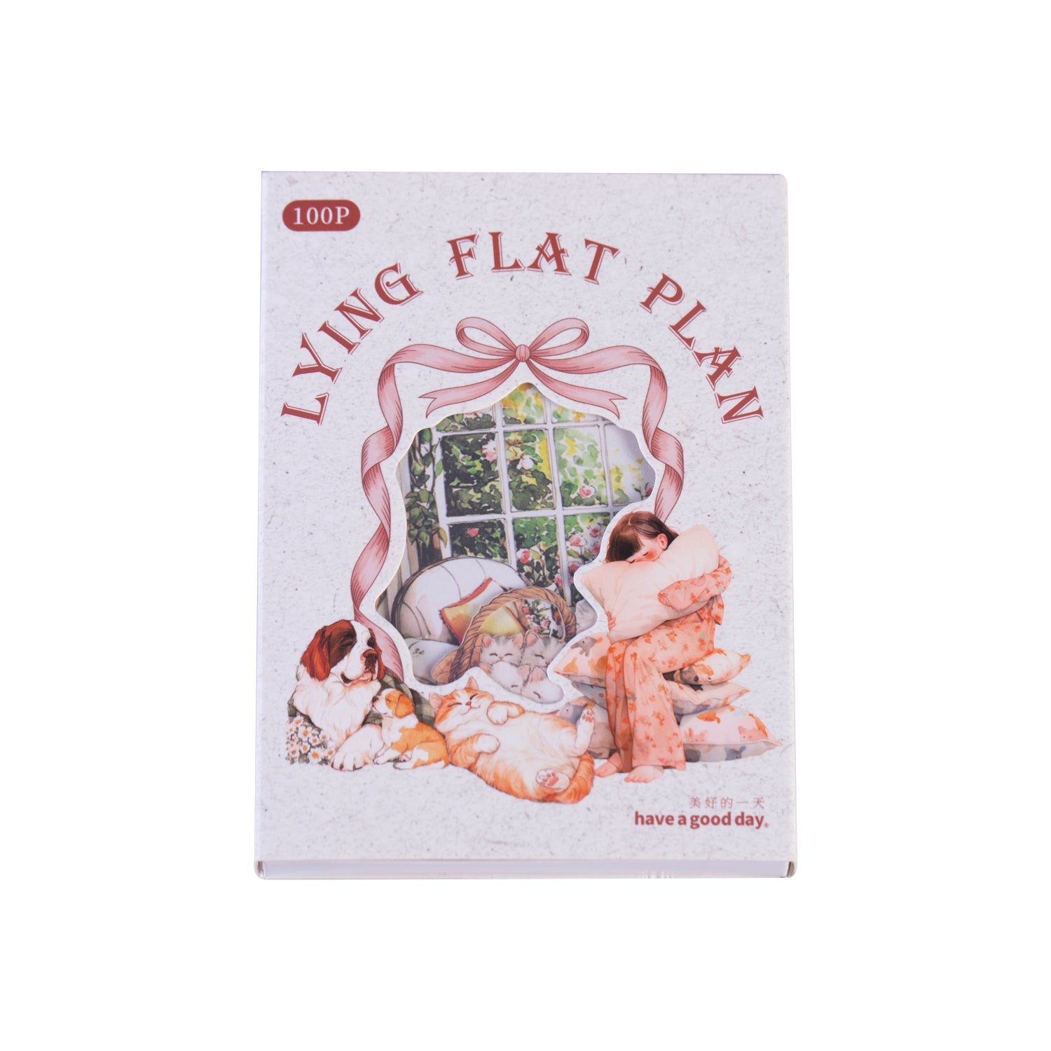 Lie Flat Plan Sticker