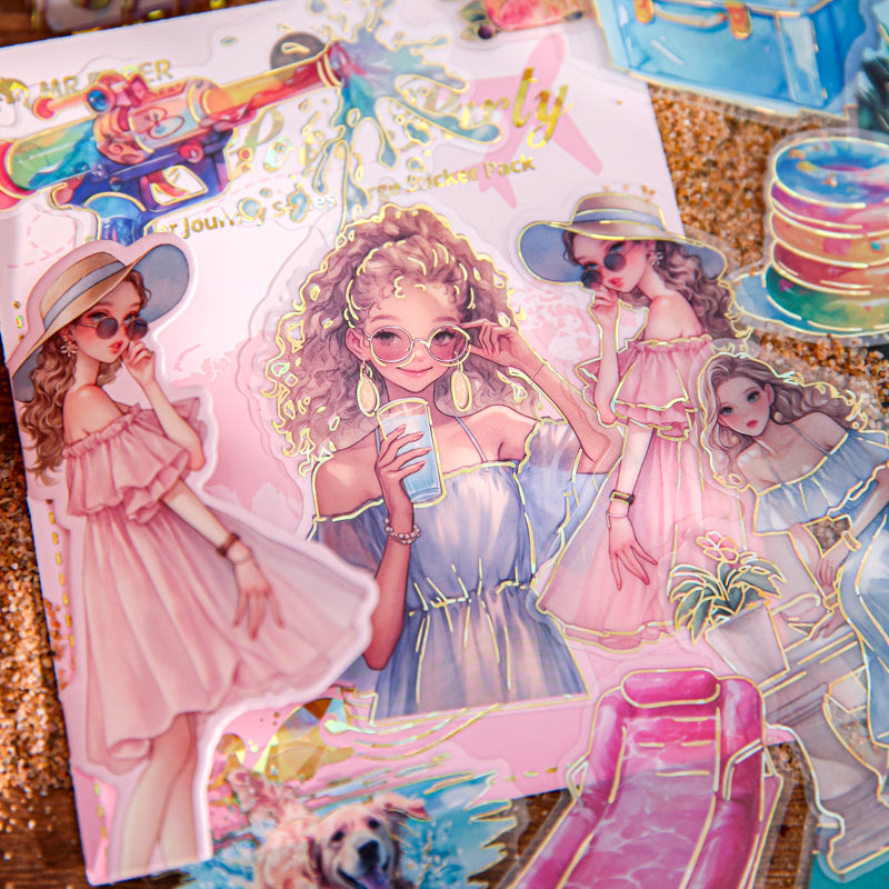 Summer Trip PET Sticker