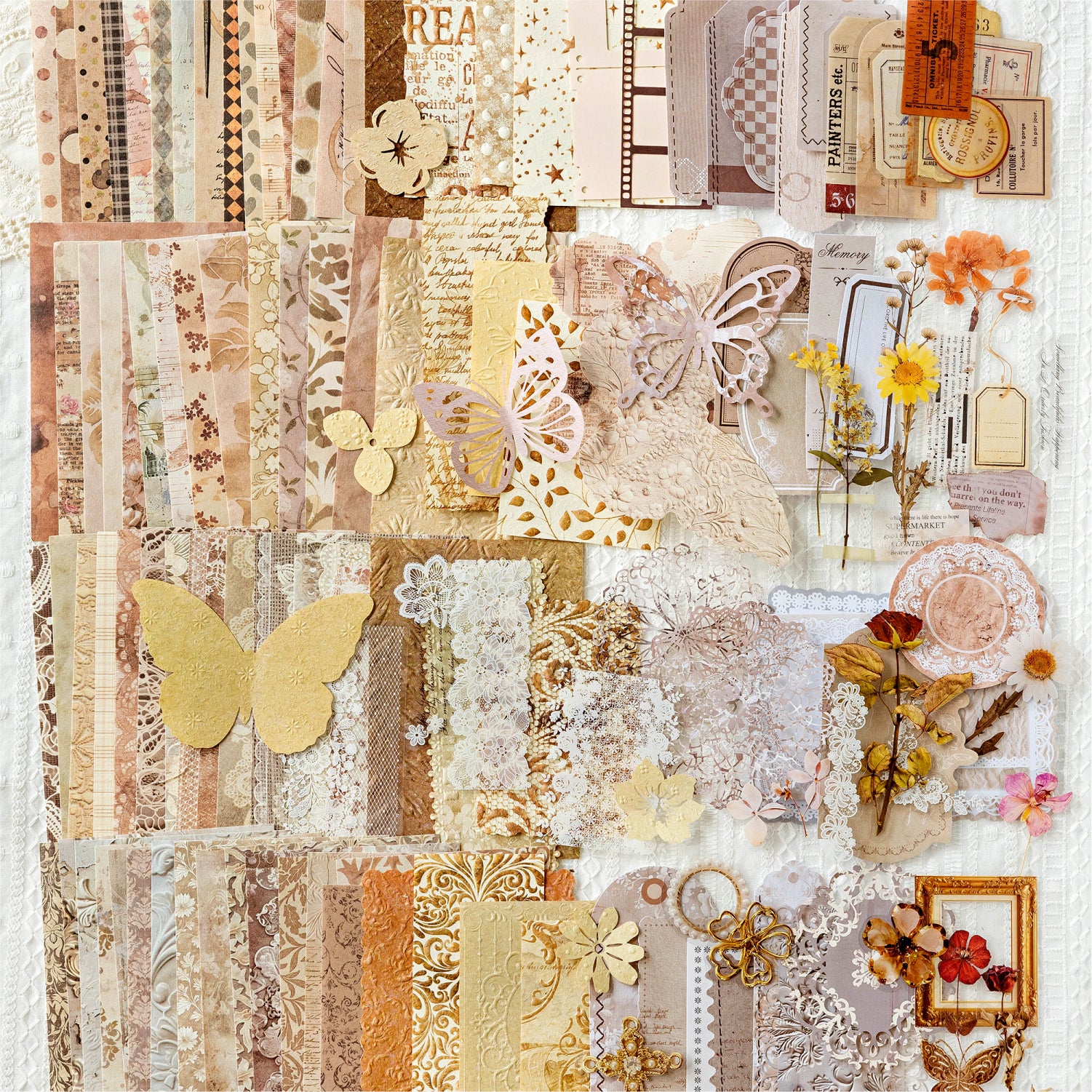 Floating Text Series Scrapbooking Paper and Sticker