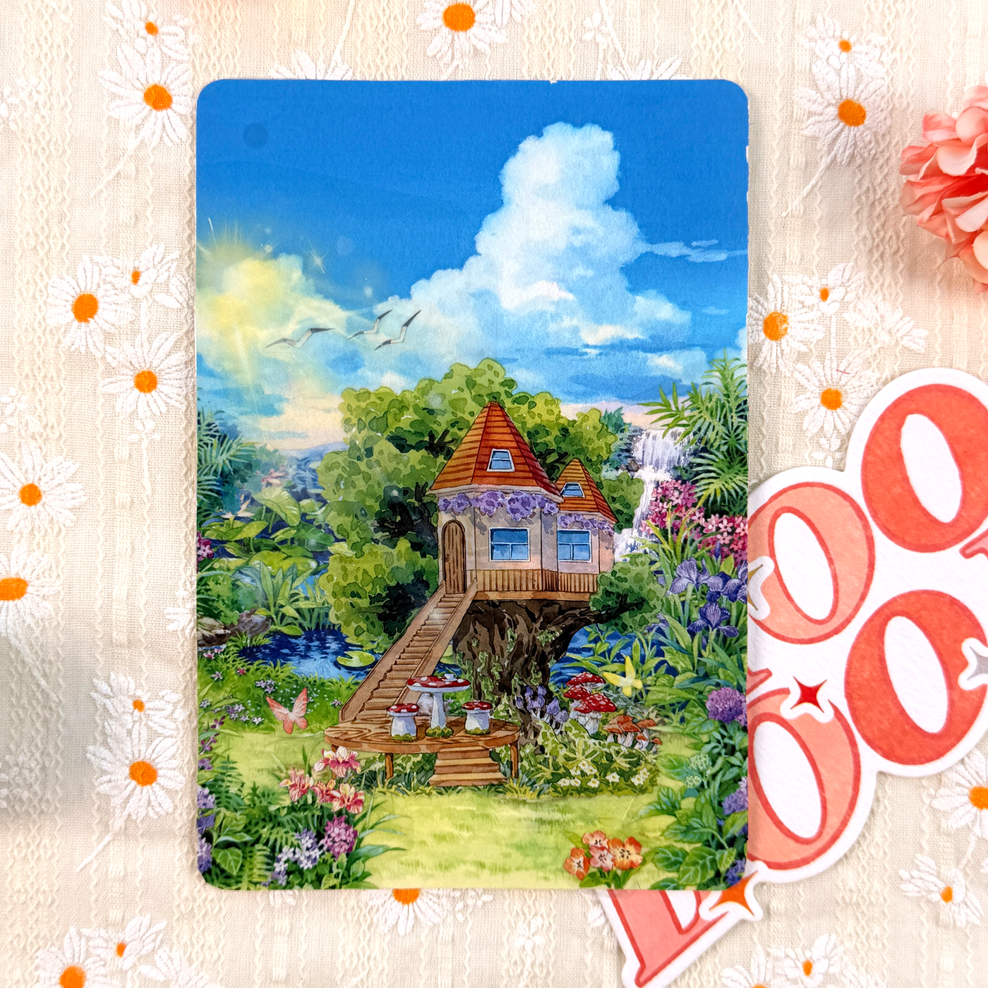 【MOOBOOM】Treehouse Pre-cut Landscaping PET Tape detail image 1