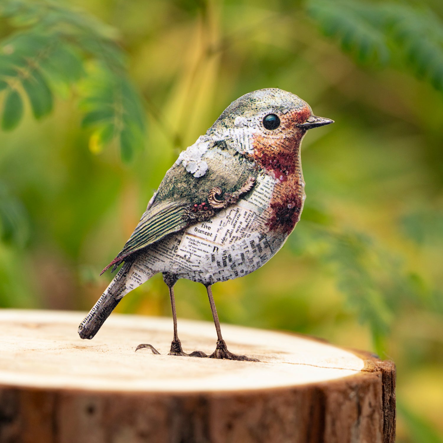 Vintage Garden Hard Card Sticker