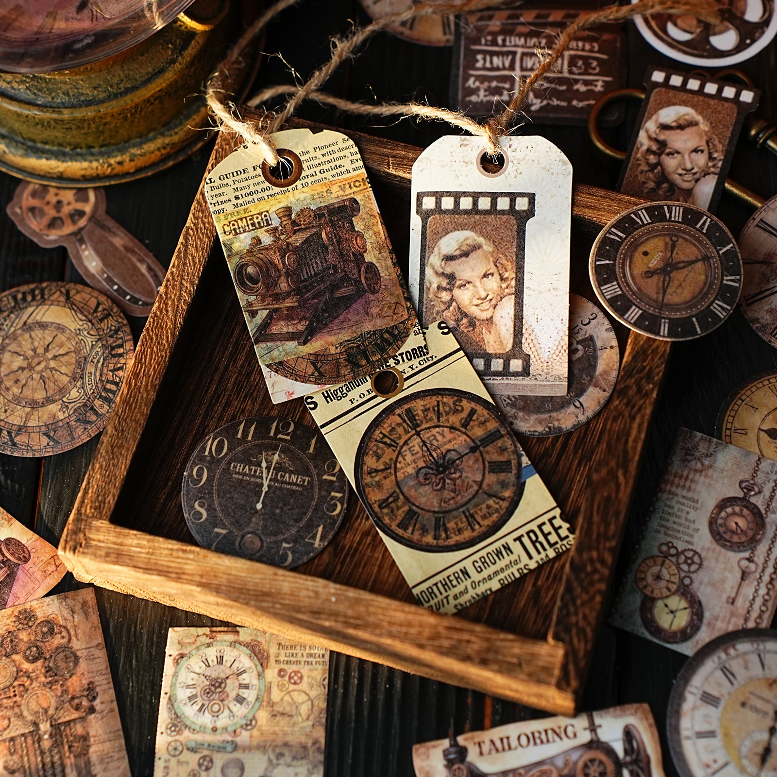 Old Shadows of the Times Sticker