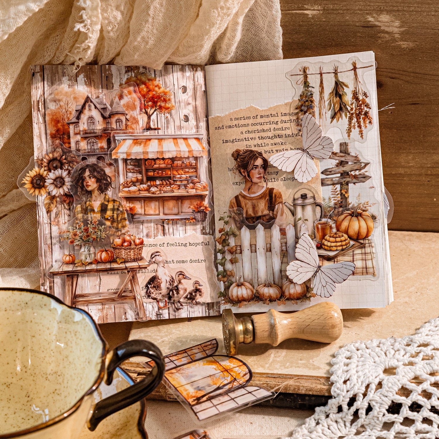 Life in Autumn PET Sticker