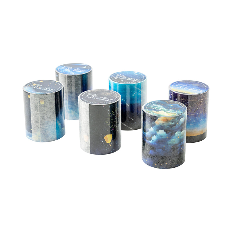 Look up at The Starry Sky Washi Tape