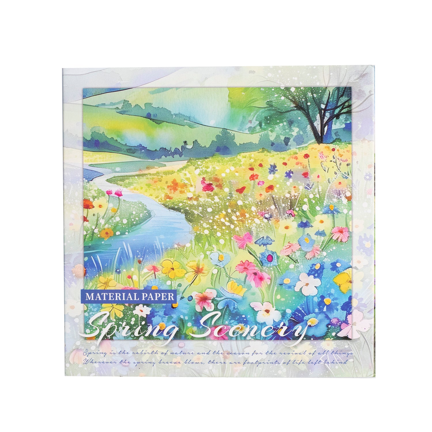 Spring Scenery Scrapbooking Paper