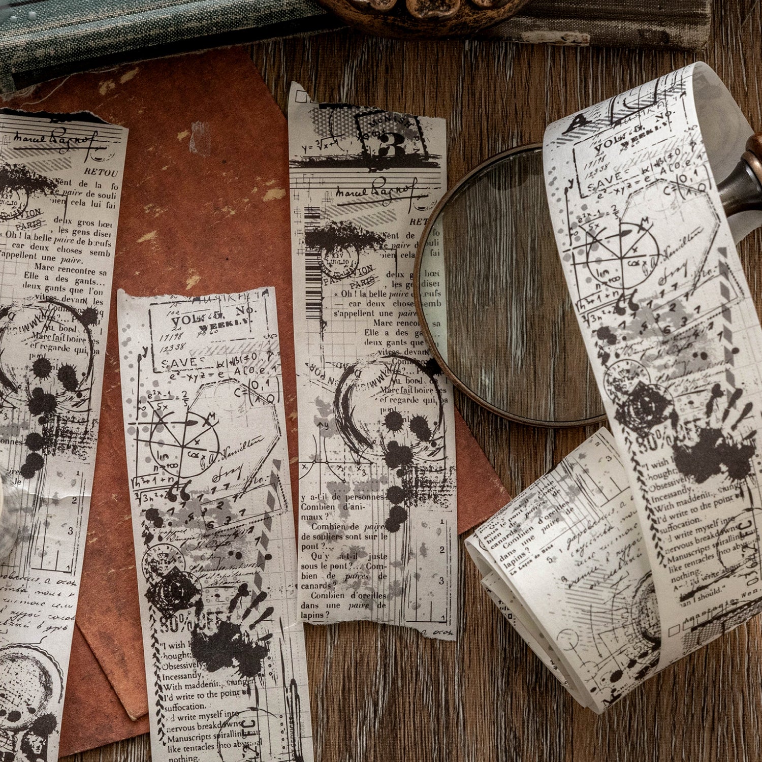 Vintage Word Washi Tape