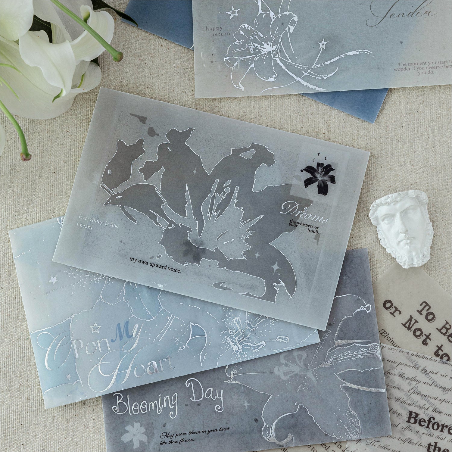 A Letter from the Lilies Vellum Envelope