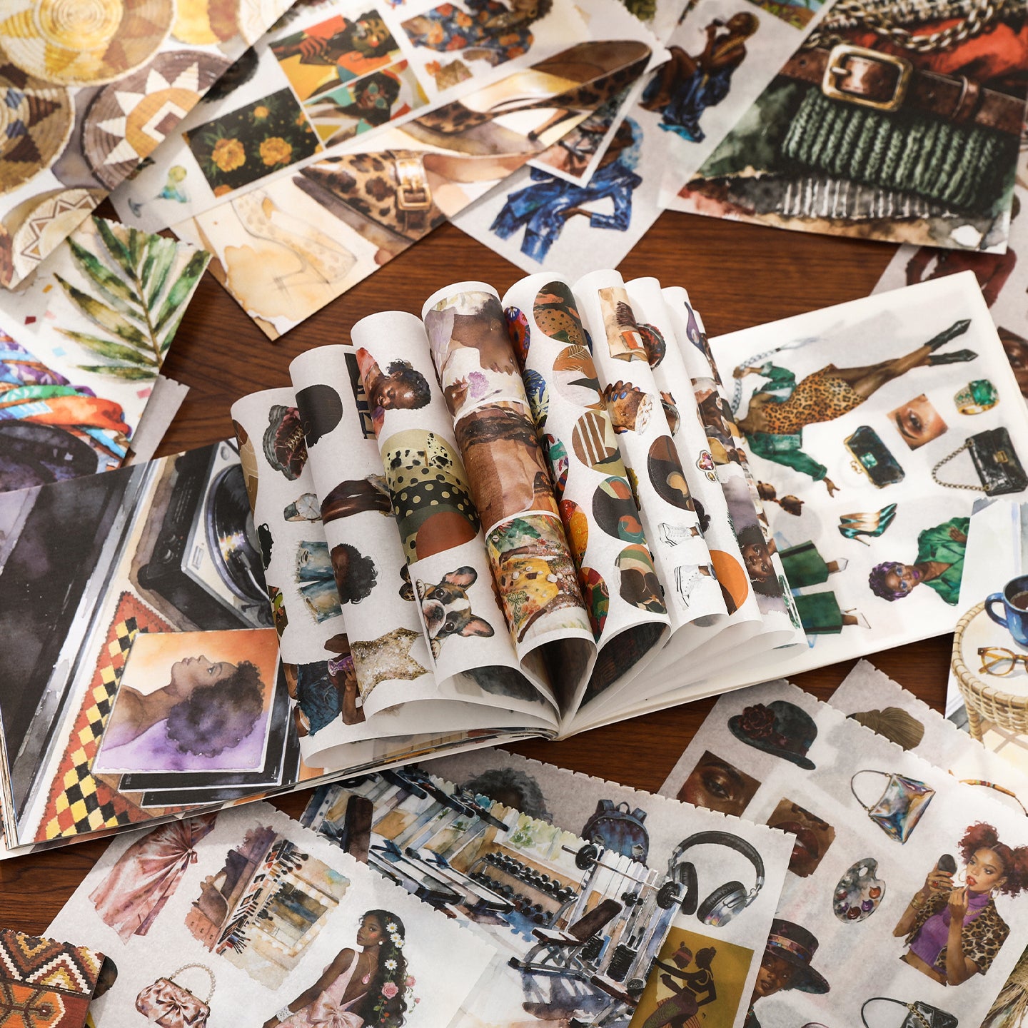 Black Girl Sticker Book
