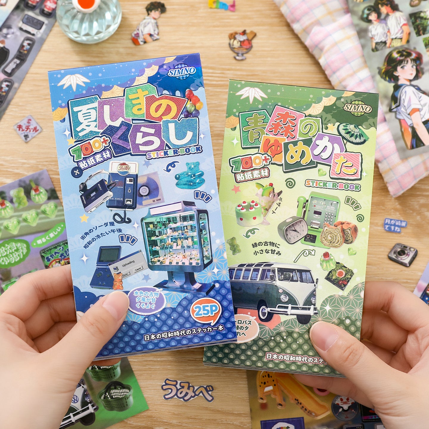 Japanese Lifestyle Aesthetics Pre-cut Sticker Book
