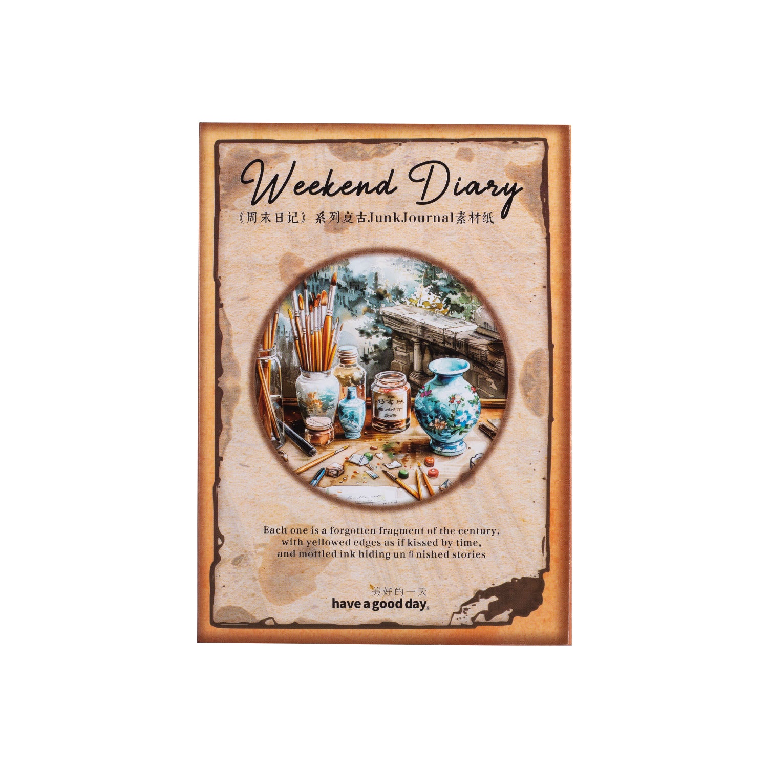 Weekend Diary Scrapbooking Paper