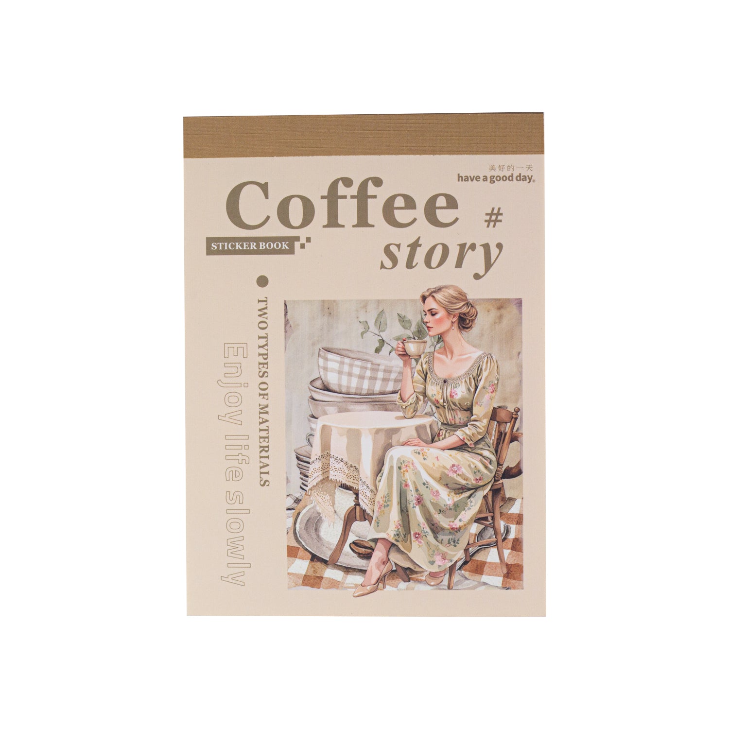 The Story of the Coffee Shop Sticker Book