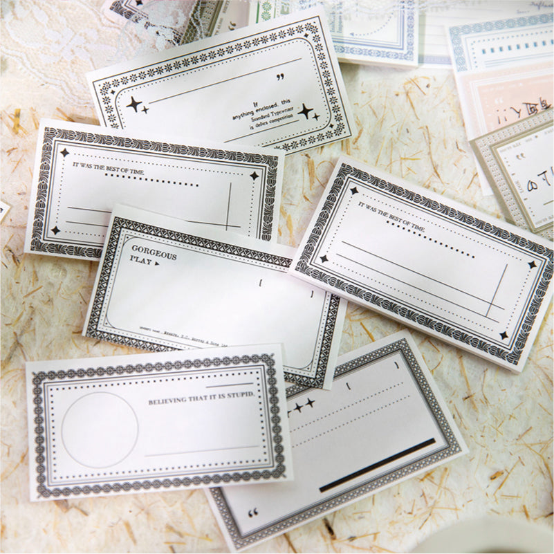 The lingering sound themed Memo Pad