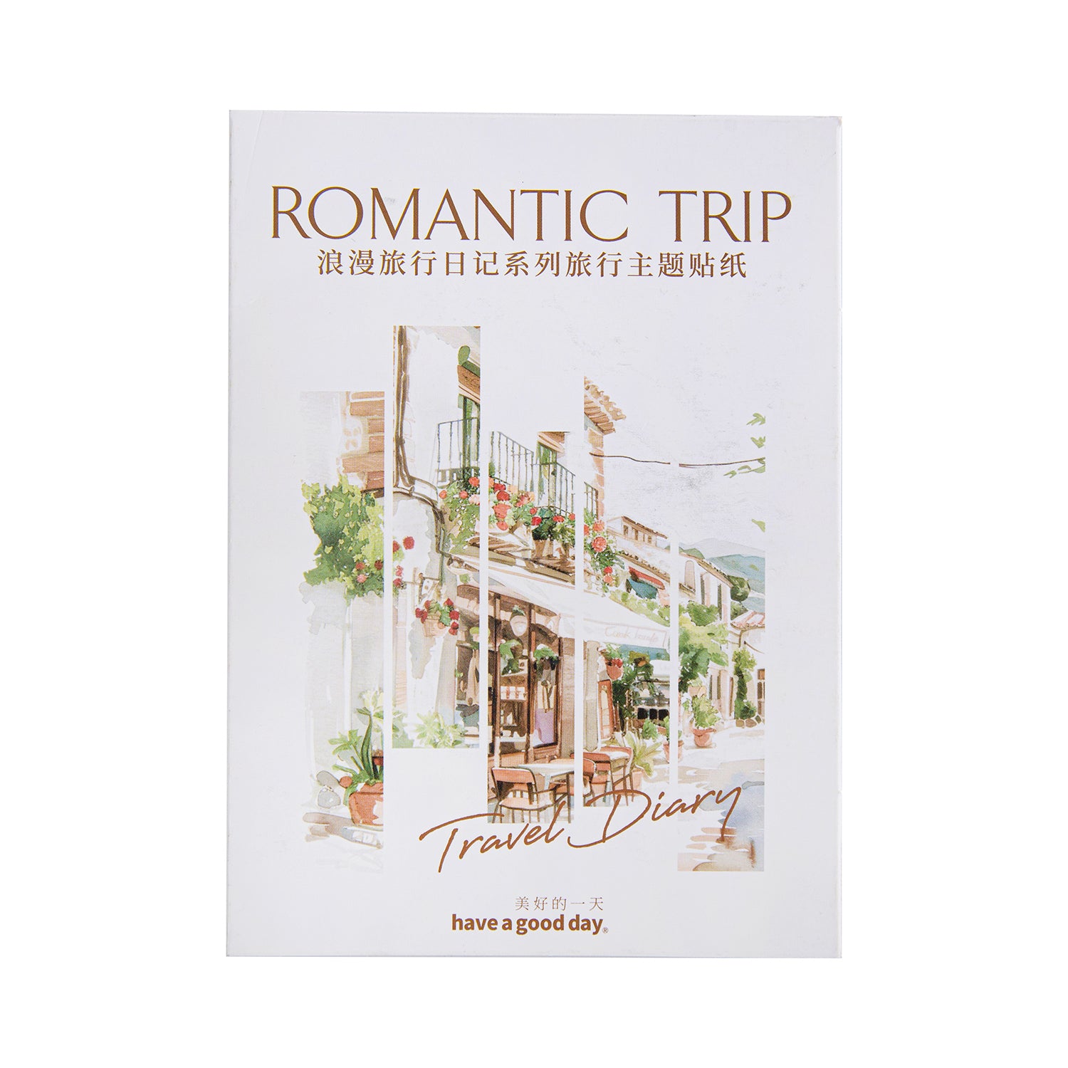 Romantic Travel Diary Sticker