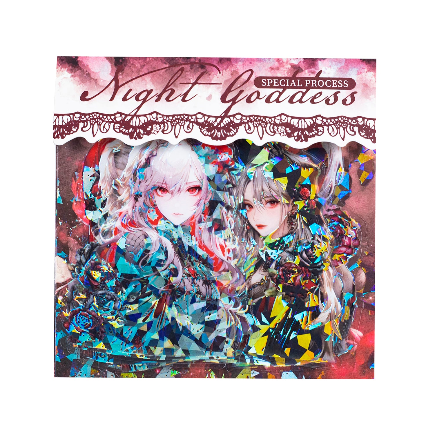 Night Goddess PET and Washi Sticker