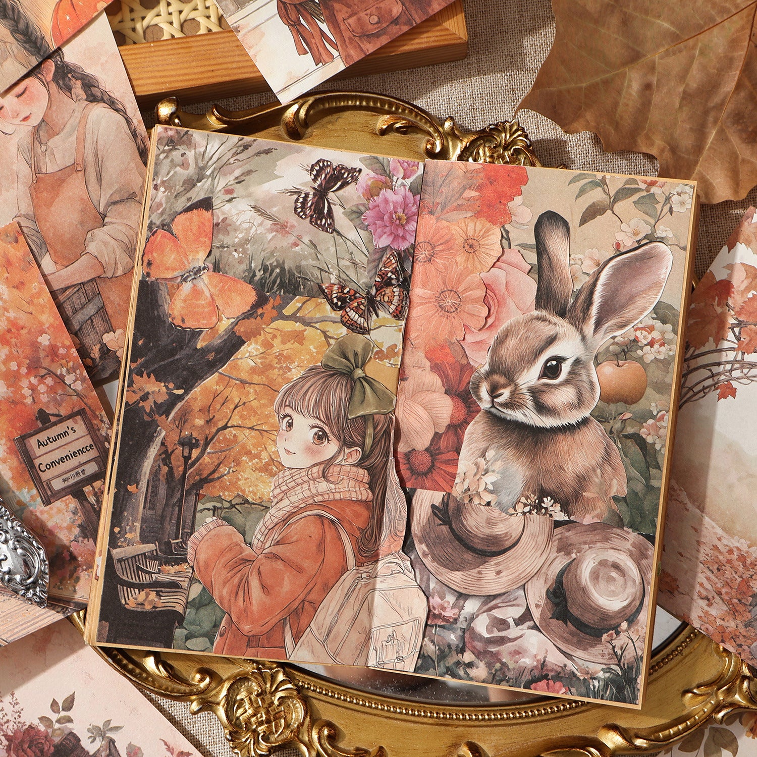 Time-Slot Corridor Scrapbooking Paper