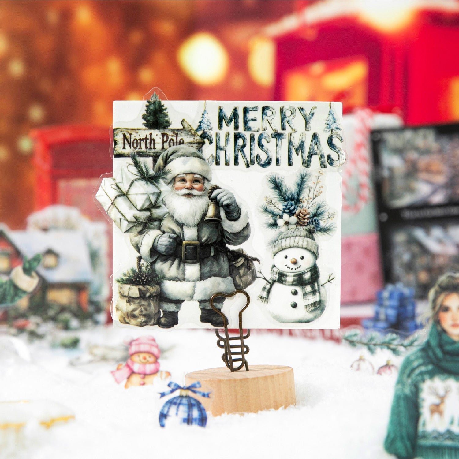 Merry Christmas PET Sticker