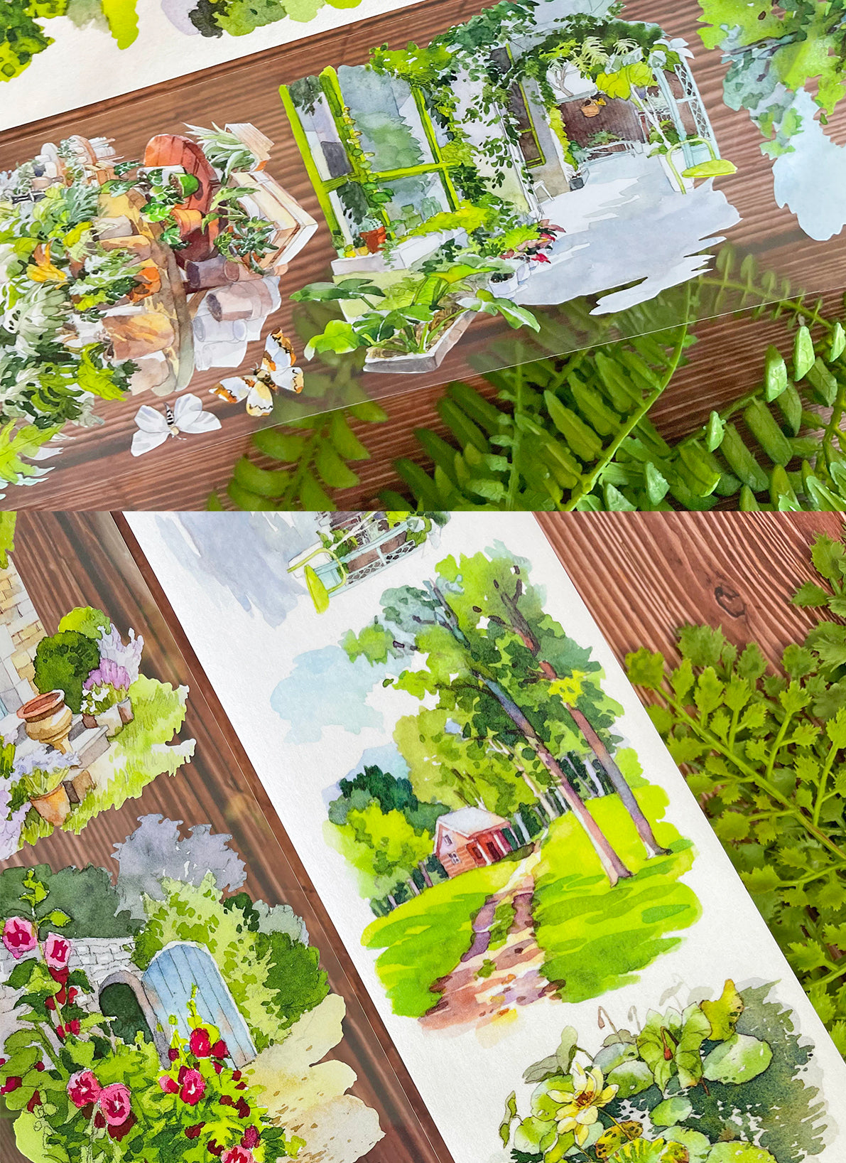 【NEW Studio】Lakeside Sketch Landscaping Tape (7cm* 125cm)