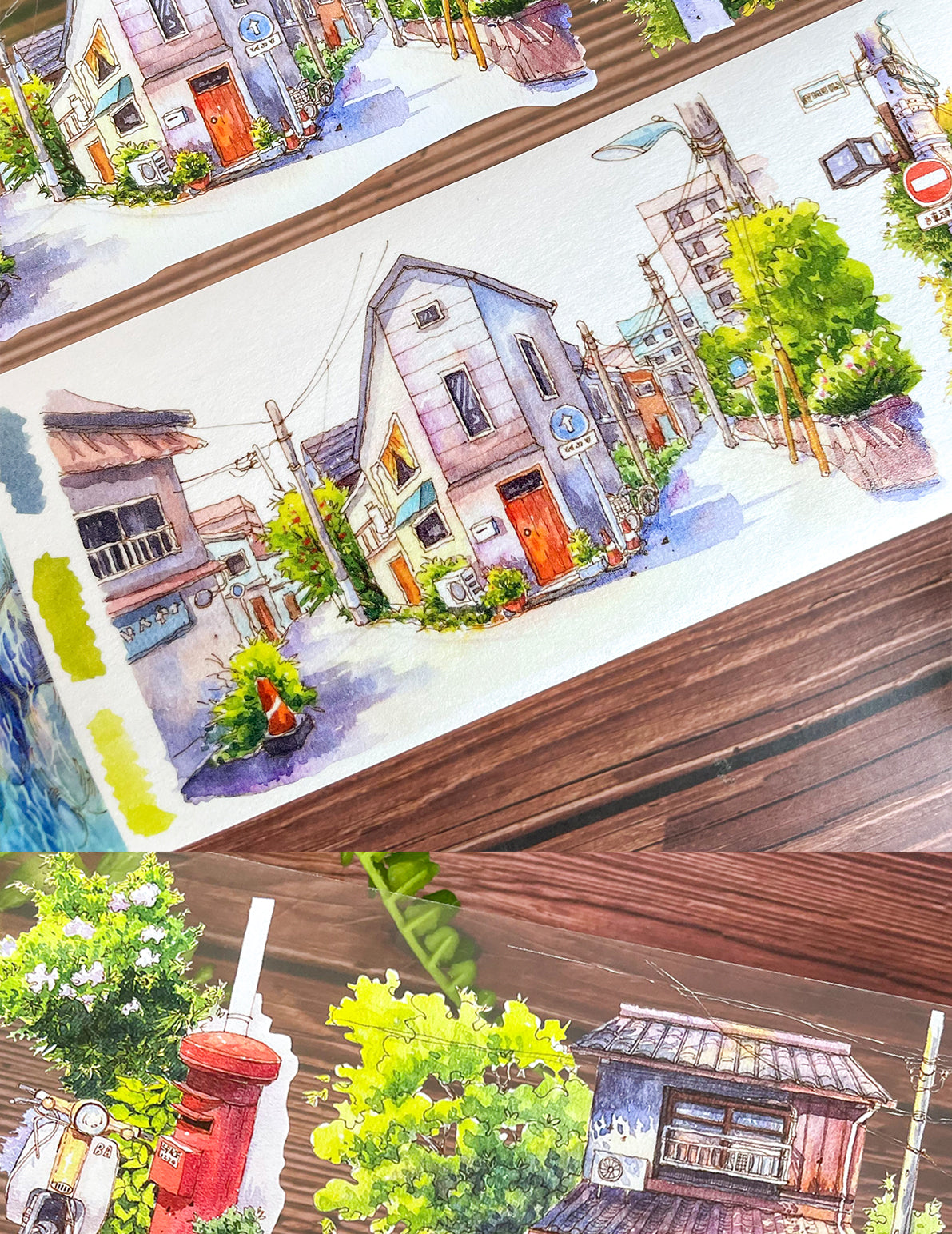 【NEW Studio】 Summer Town Tape (7cm* 125cm)