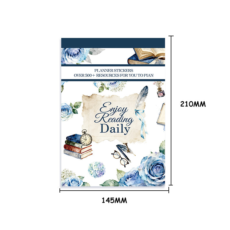 Vintage Sticker Book Vol.28 - Enjoy Reading Daily