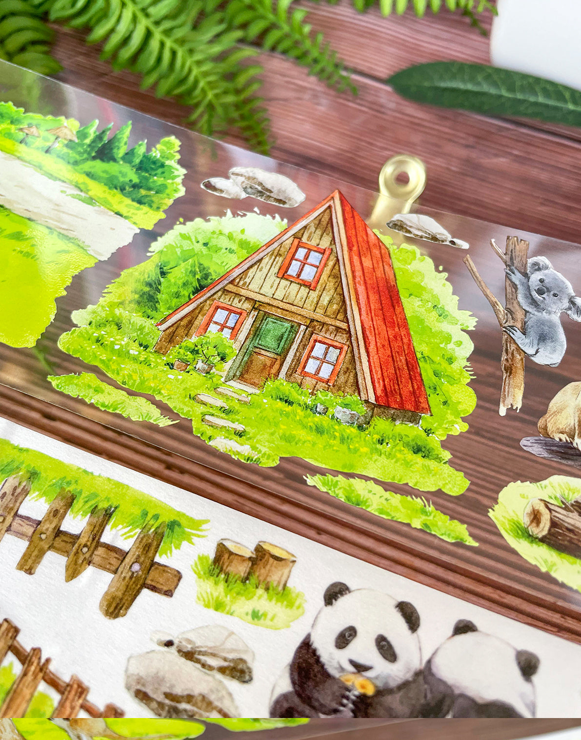 【NEW Studio】 Zoo Landscape Tape (7cm* 170cm)