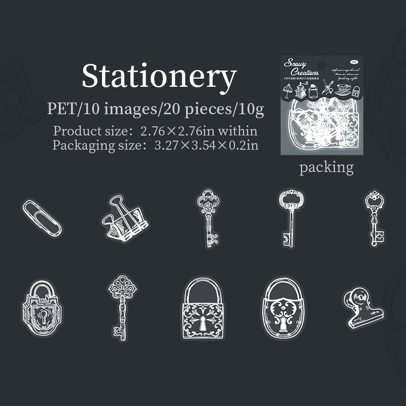 Snow-Creations series PET 3D foam stickers