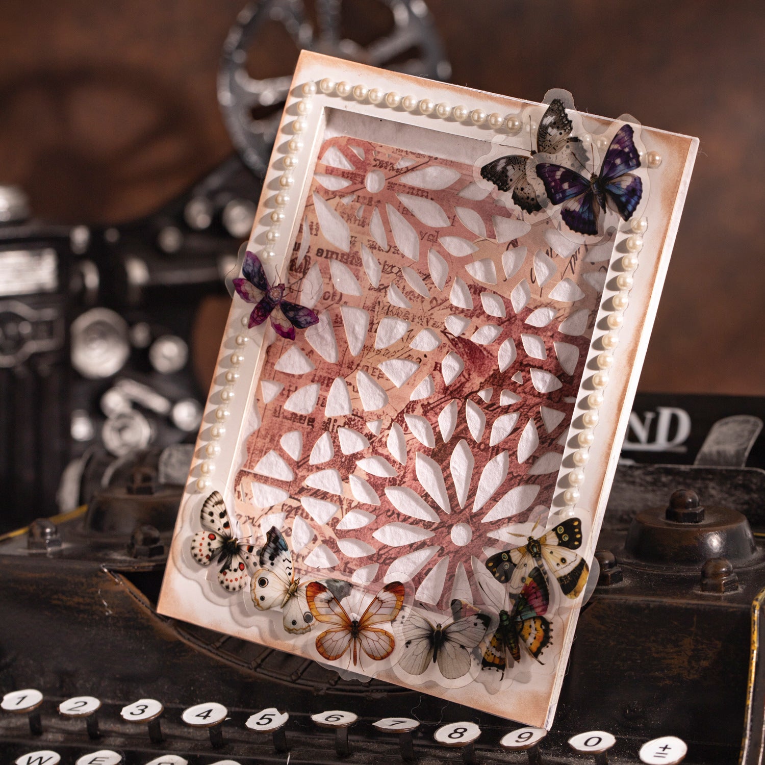 Branded Hollow-Cut Scrapbooking Paper