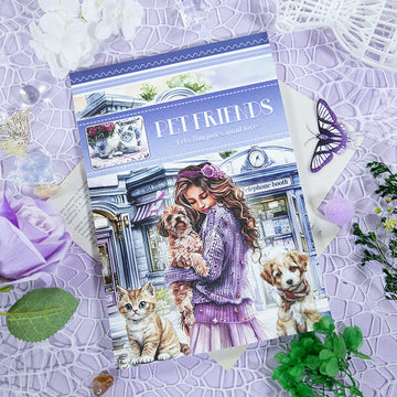 Vintage Sticker Book Vol.19 - Pet Friends