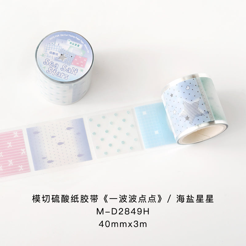 Cute Polka Dots Pre-cut Vellum Tape