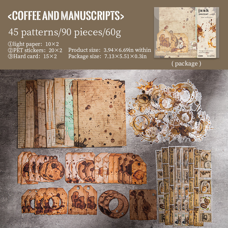 Time Collection Sticker and Paper