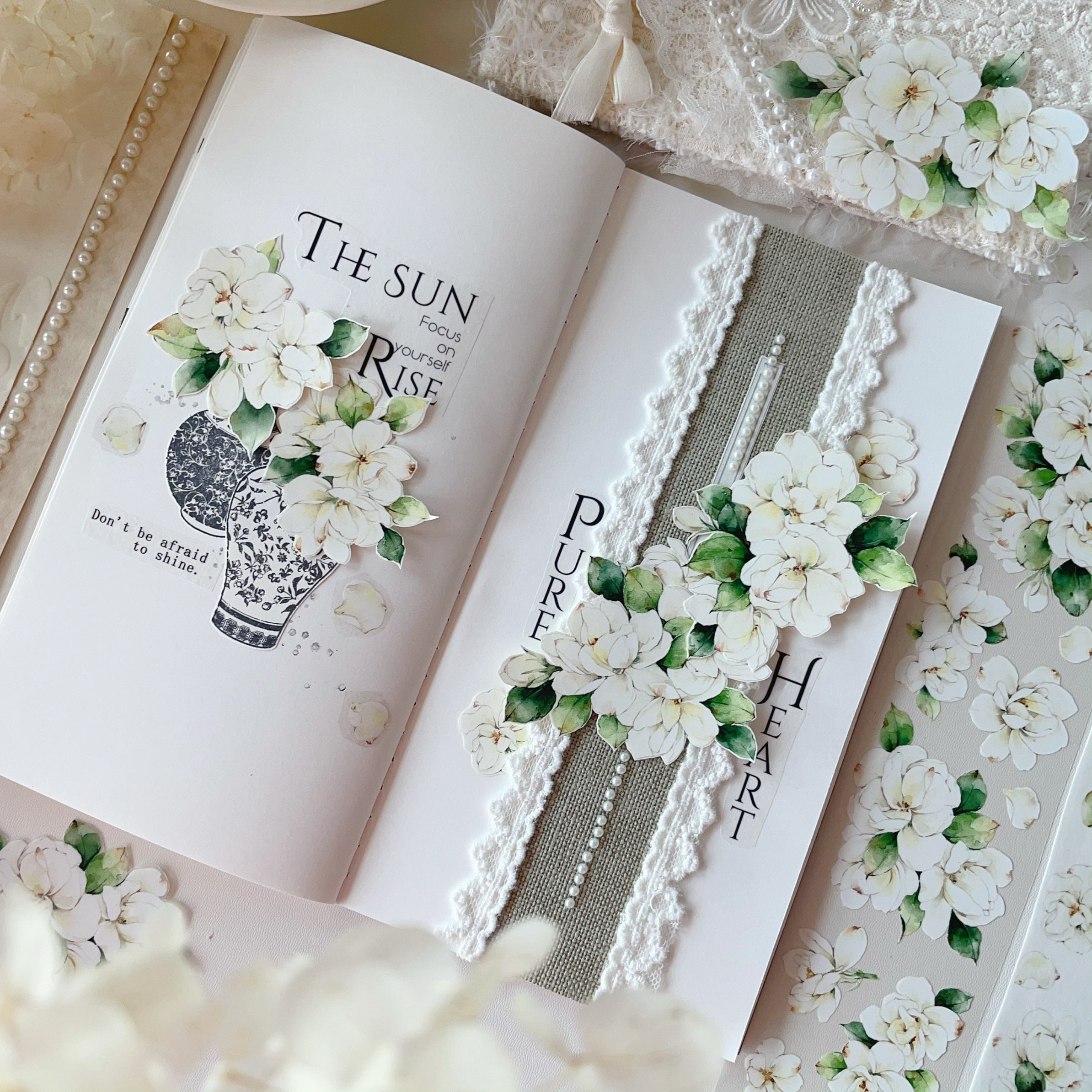 Jasmine Flowers Tape (5.5cm*120cm)