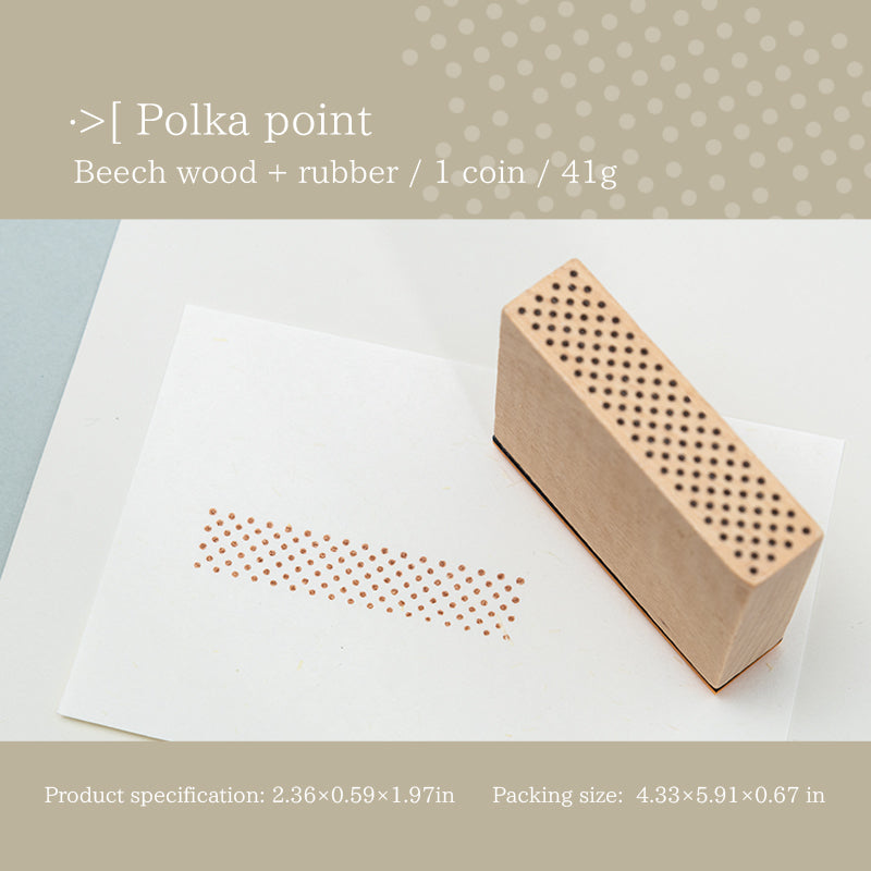 Basic Geometric Wooden Stamps