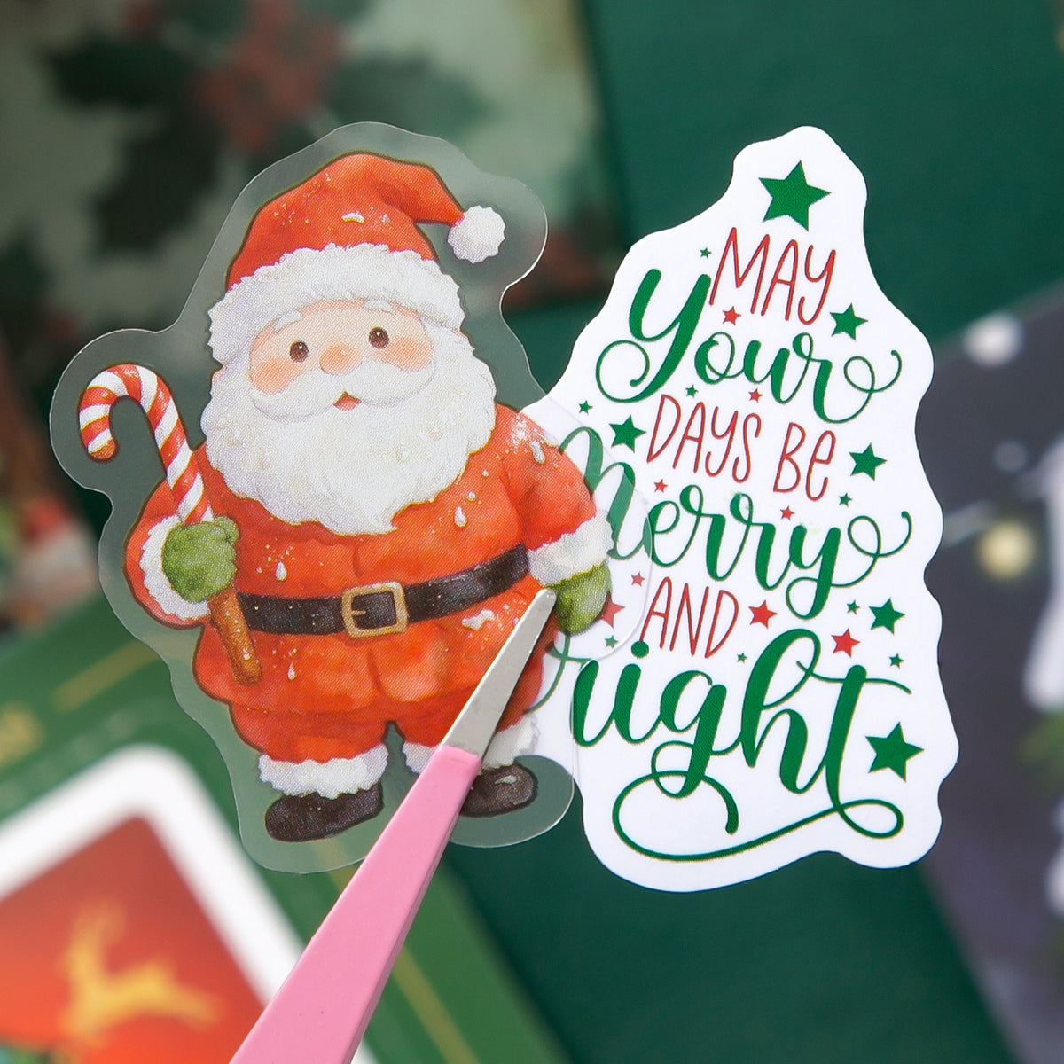 Christmas Carol Scrapbooking Supplies Box
