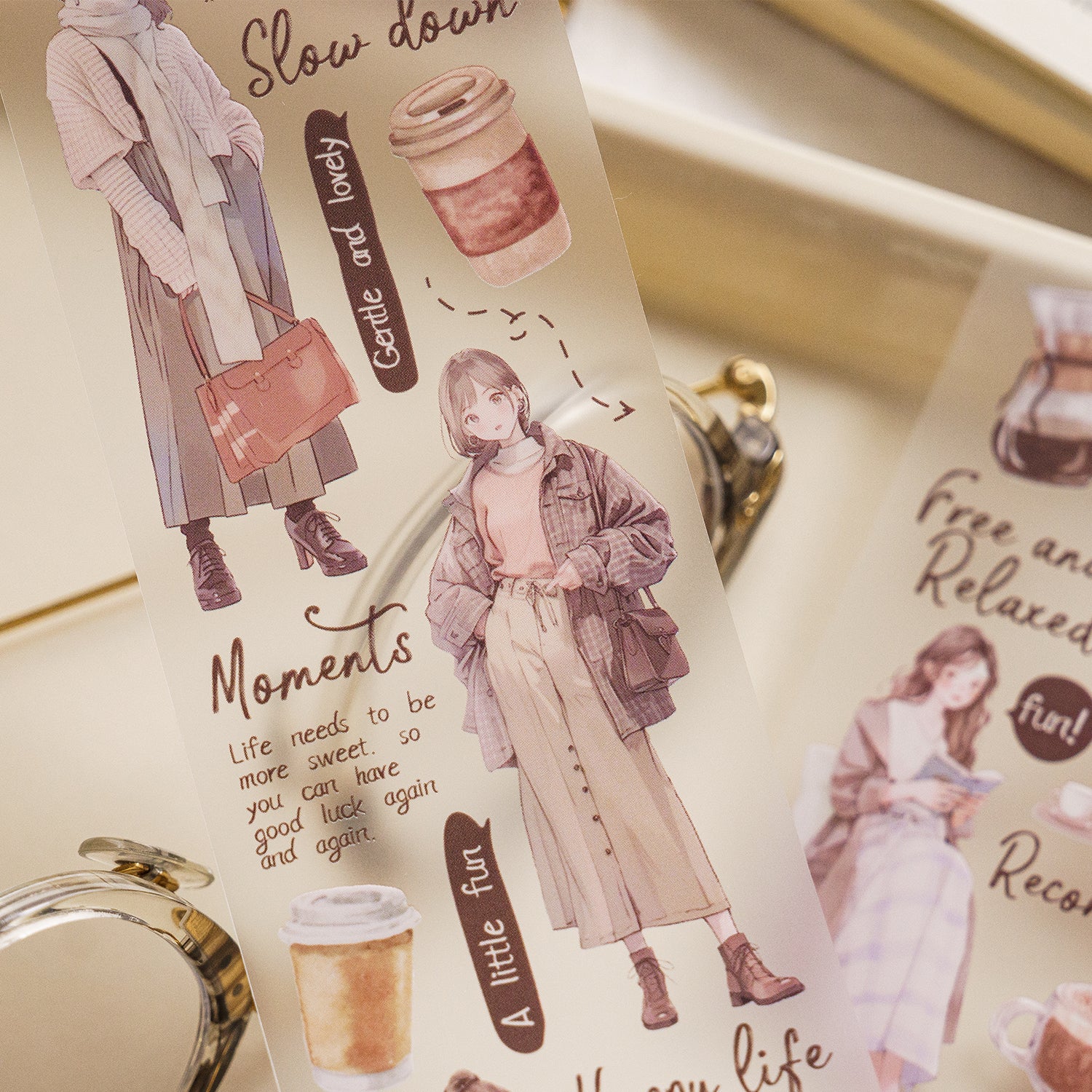 Coffee Shop Journal Scrapbook PET Tape