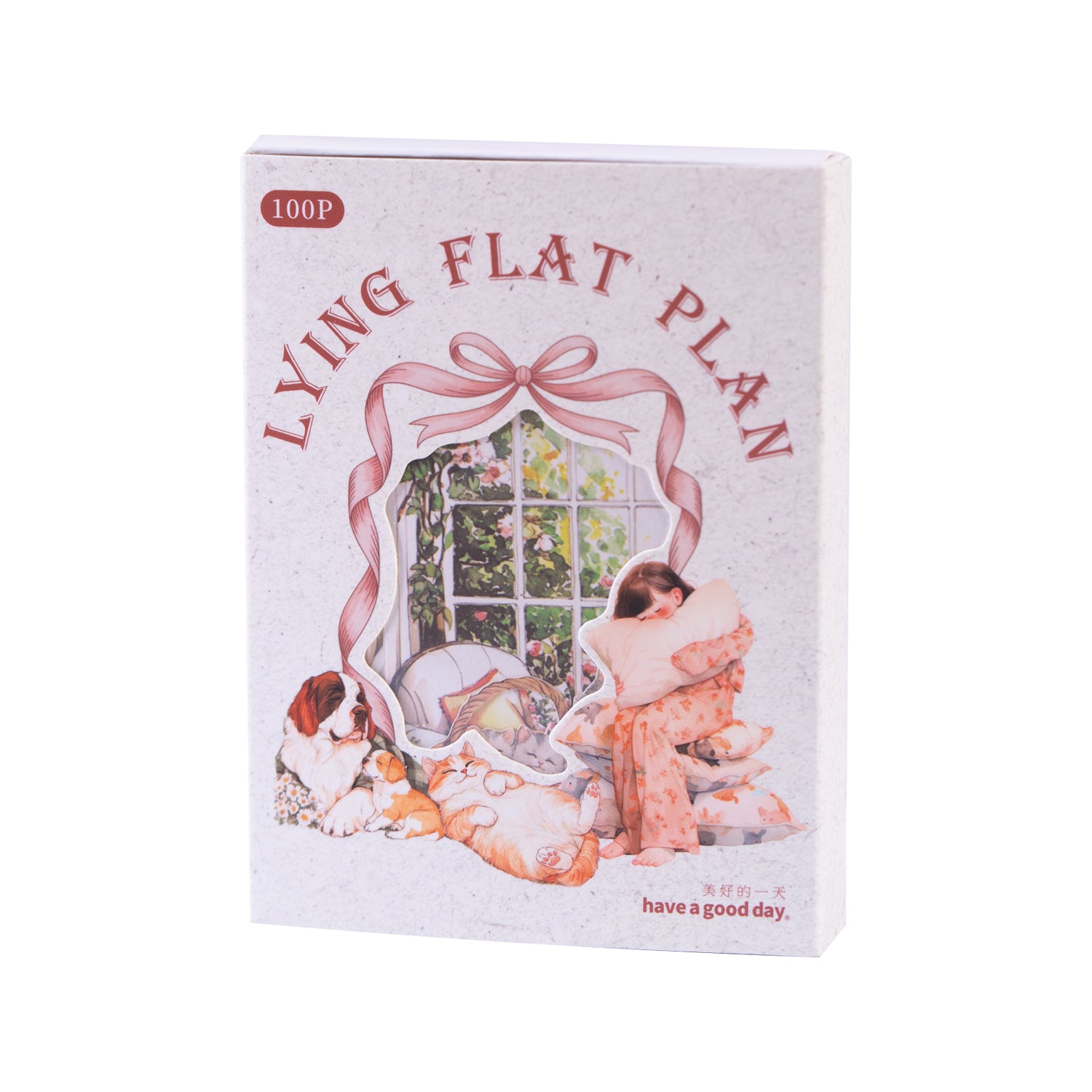Lie Flat Plan Sticker