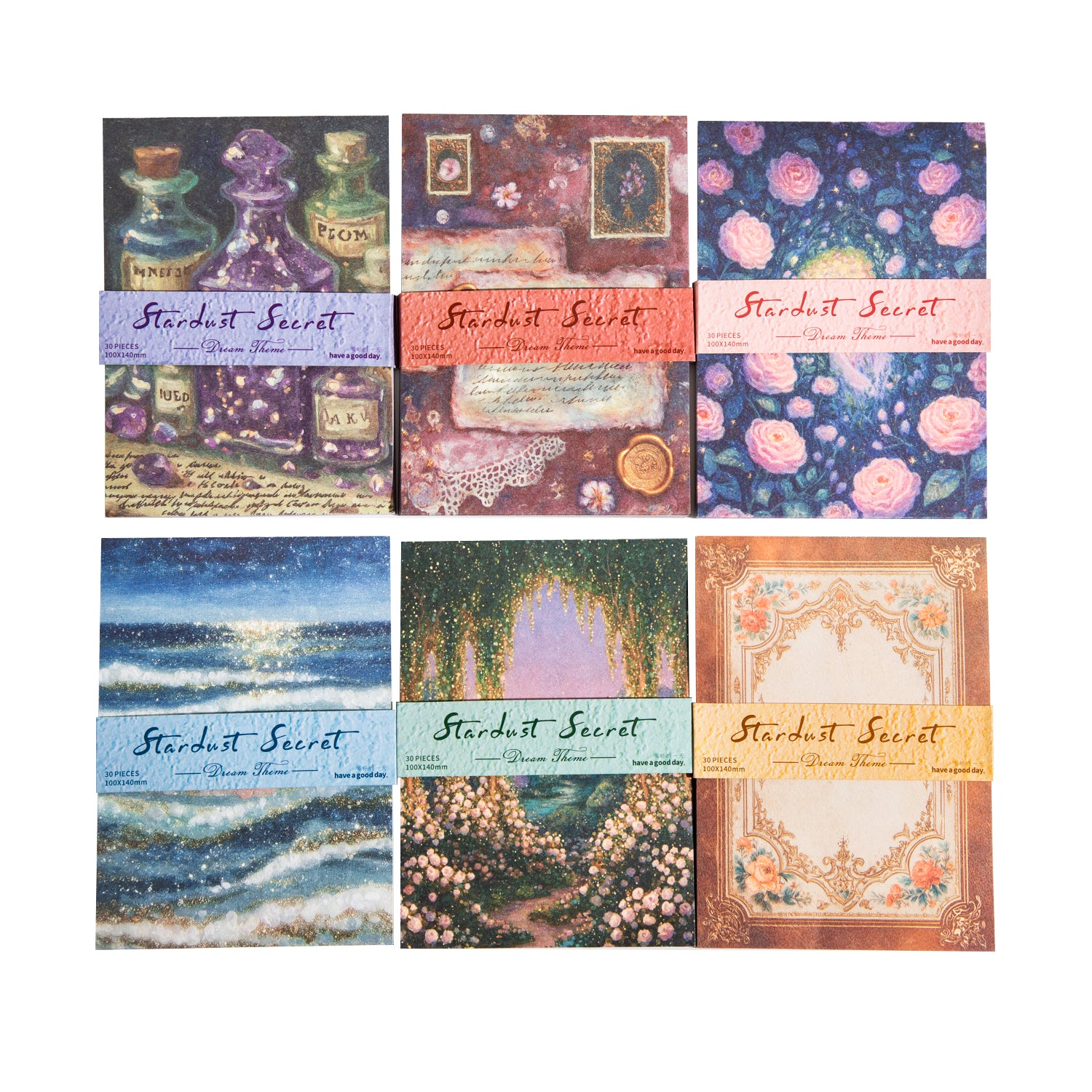 Secret Scroll of Stardust Scrapbooking Paper decorative tape for journaling and scrapbooking