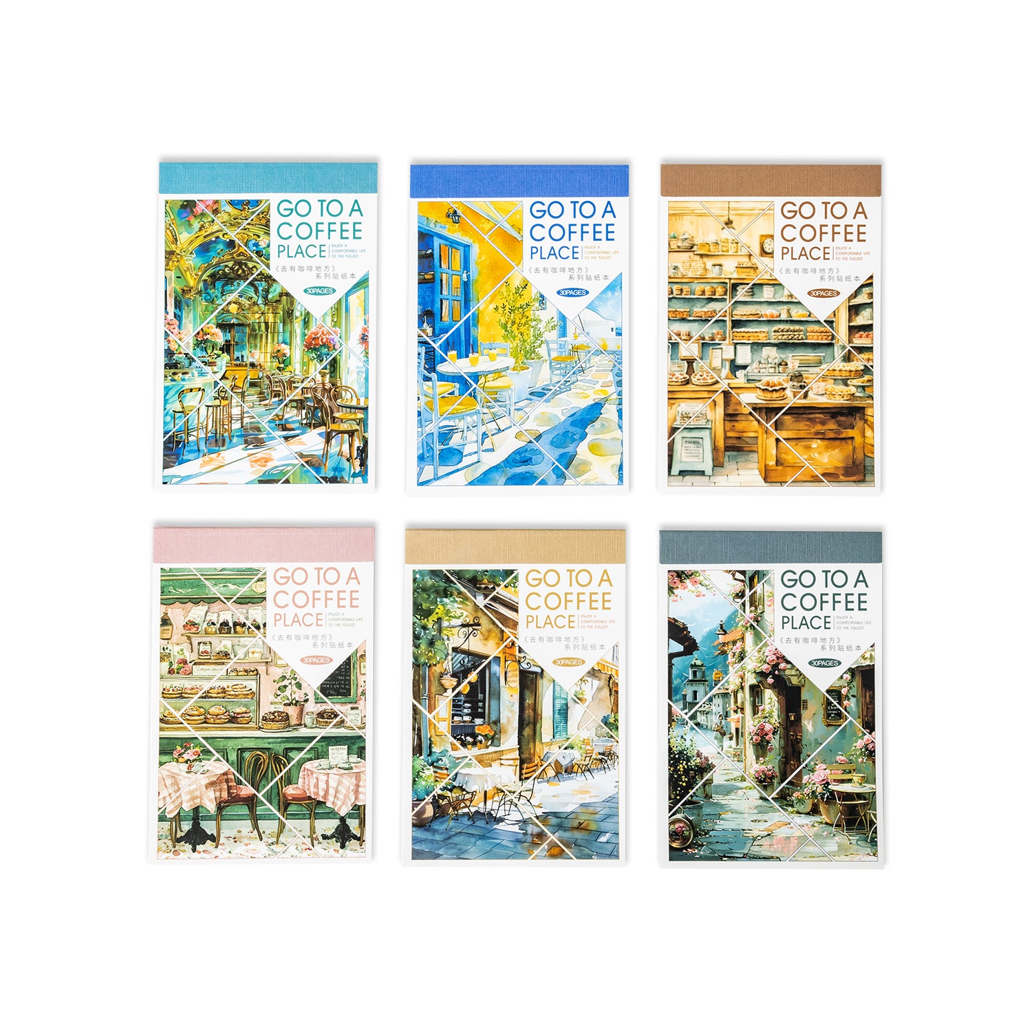 Go To a Coffee Place Sticker Book