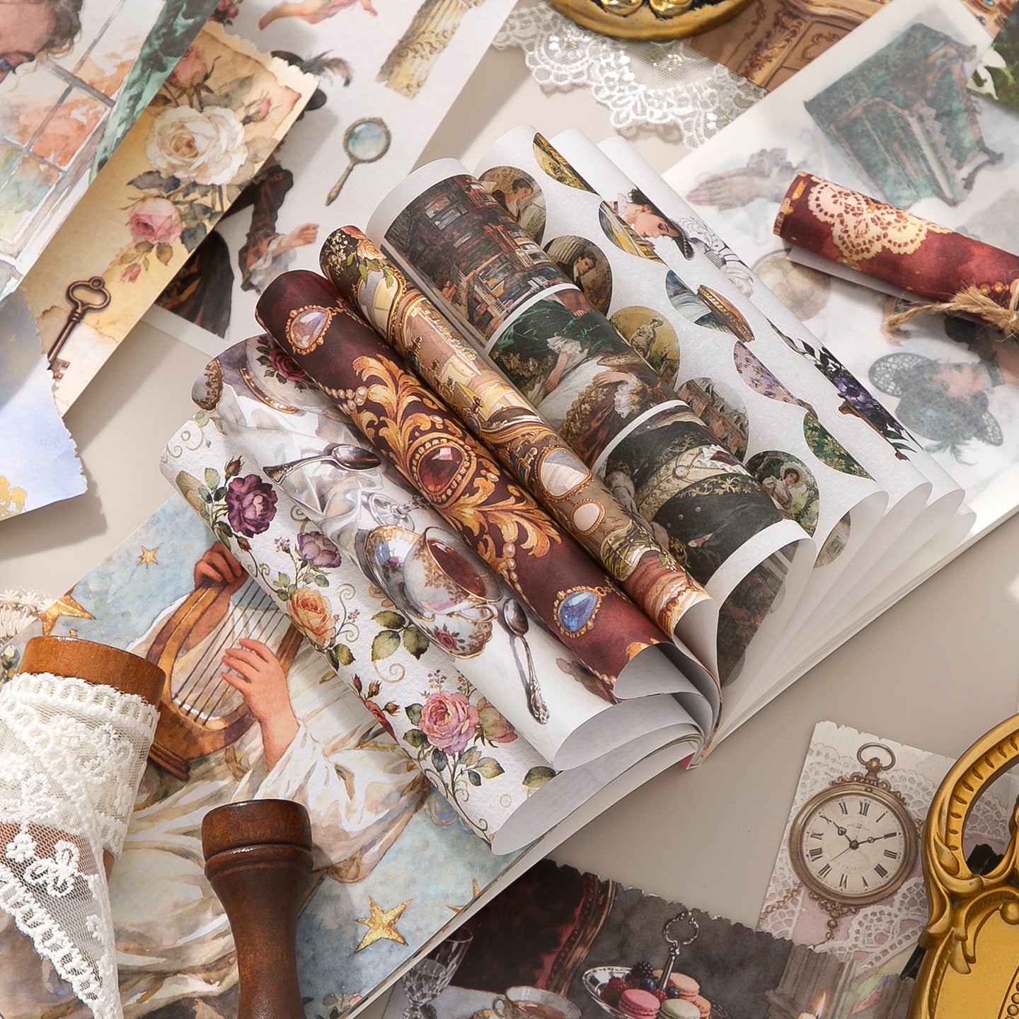 Victoria Manor Sticker Book for Journaling | MOOBOOM