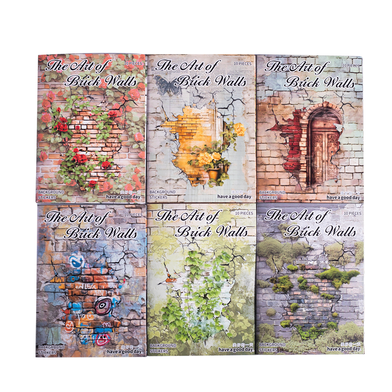 The Art of Brick Walls Washi Sticker