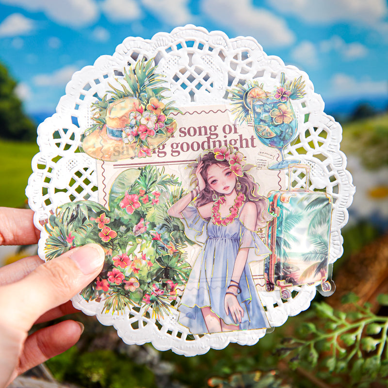 Summer Trip PET Sticker