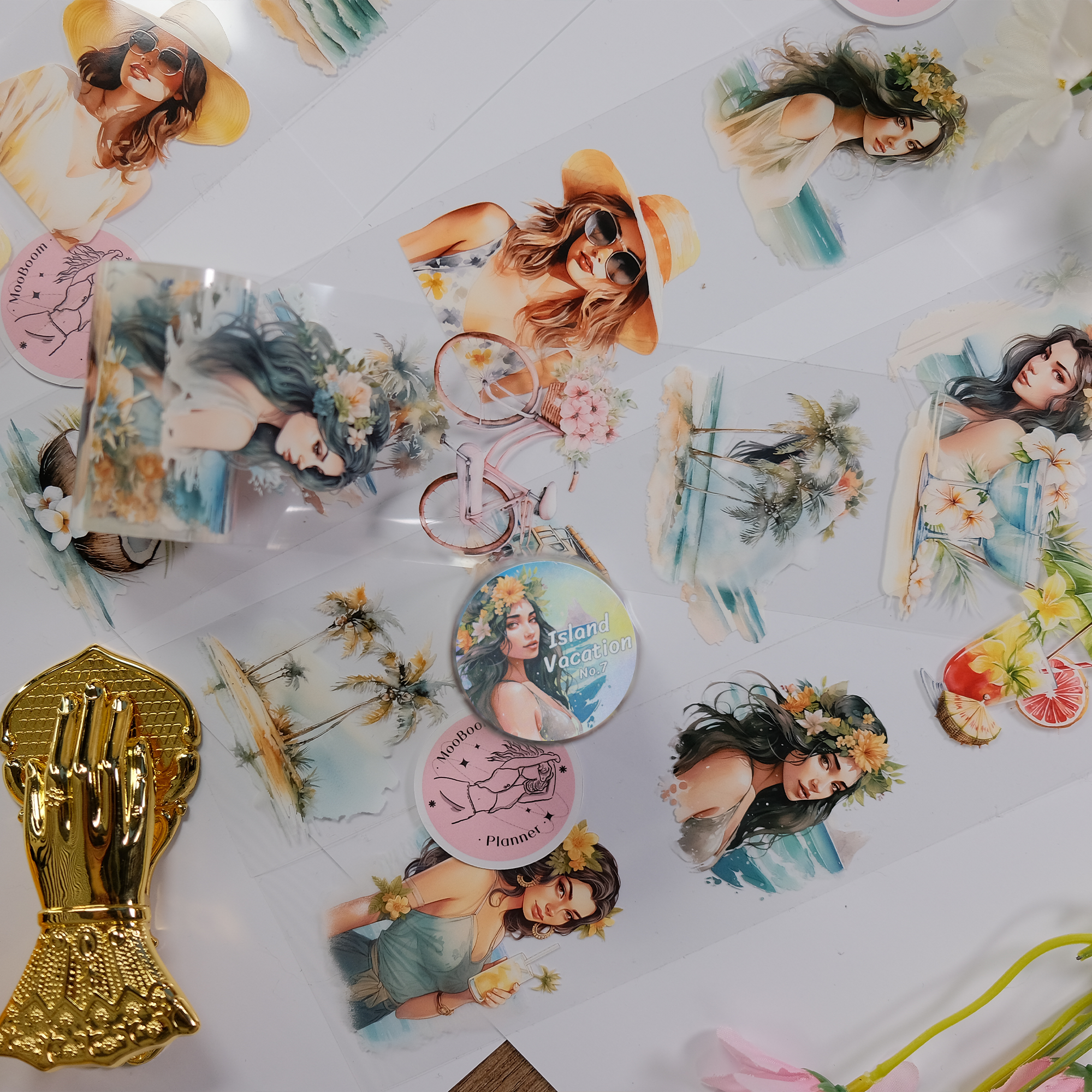 Island Vacation PET Tape | MOOBOOM Design