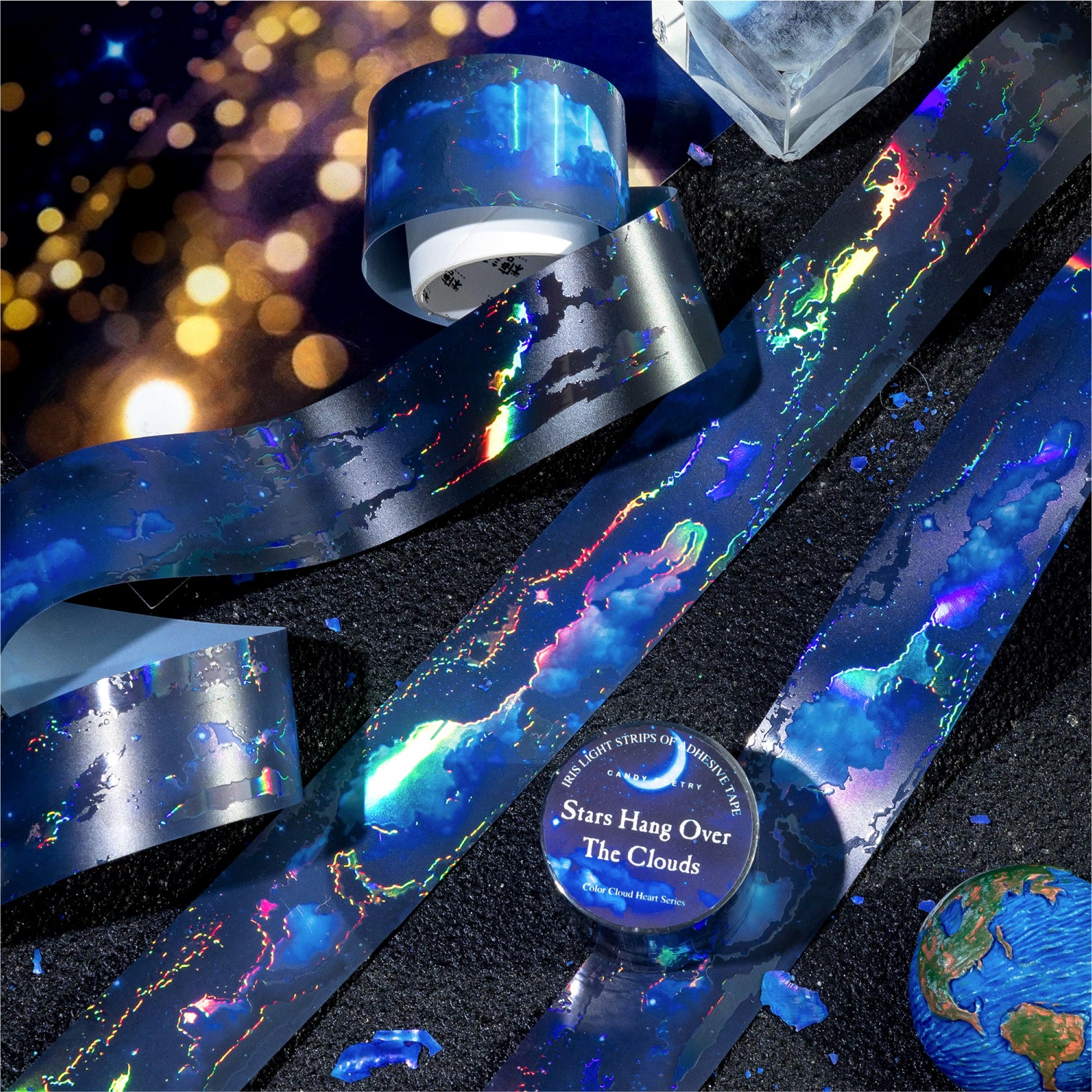 Color Cloud Heart Series PET Tape