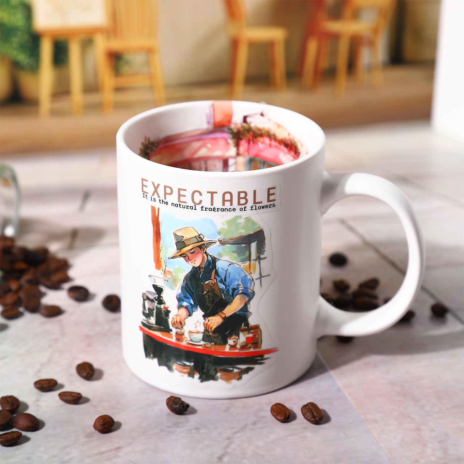 Coffee Memory PET Sticker