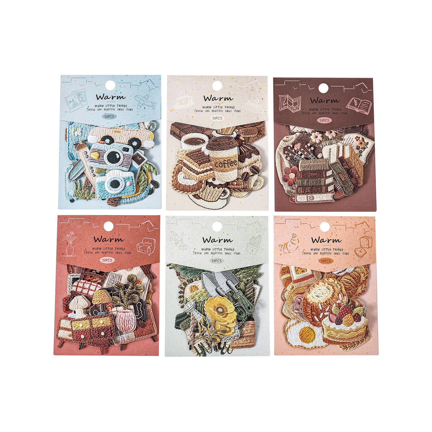 Warm & Cozy Small-item Cloth Texture Sticker
