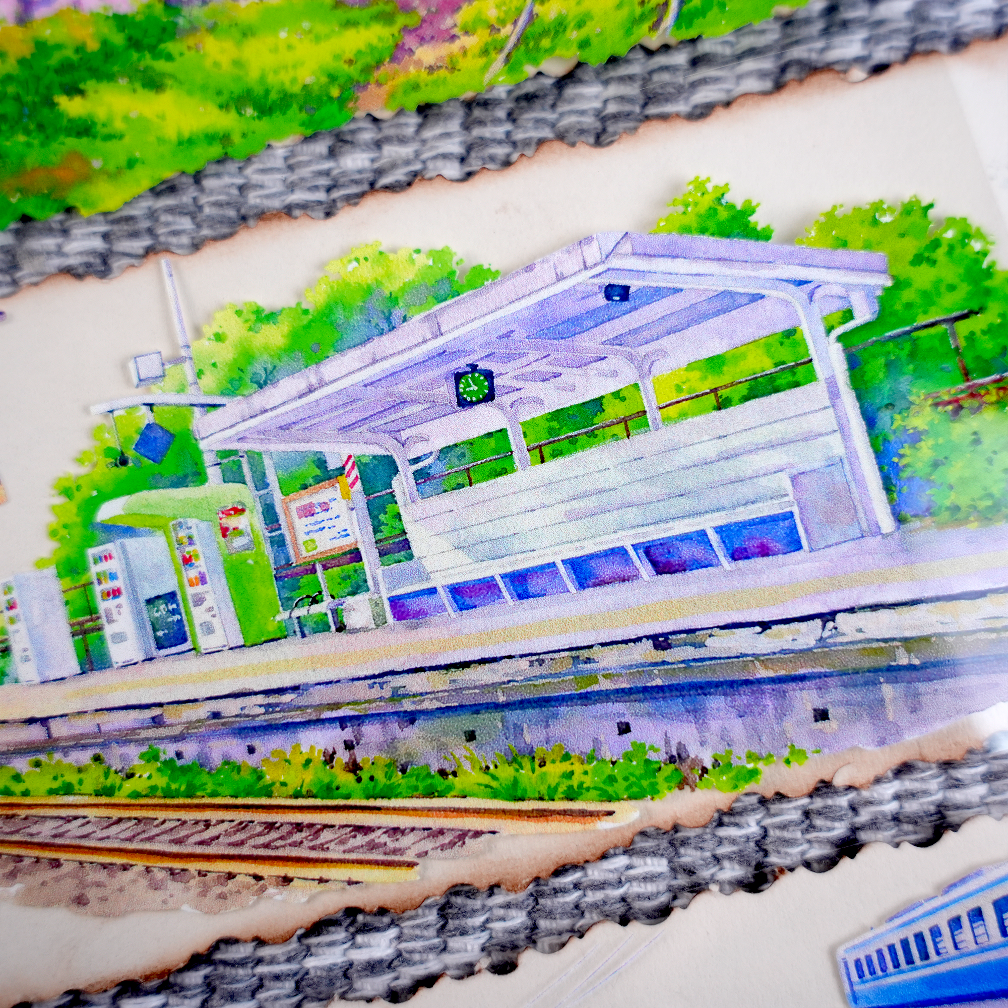 【ZERO】Cherry Blossom Station Landscaping Tape