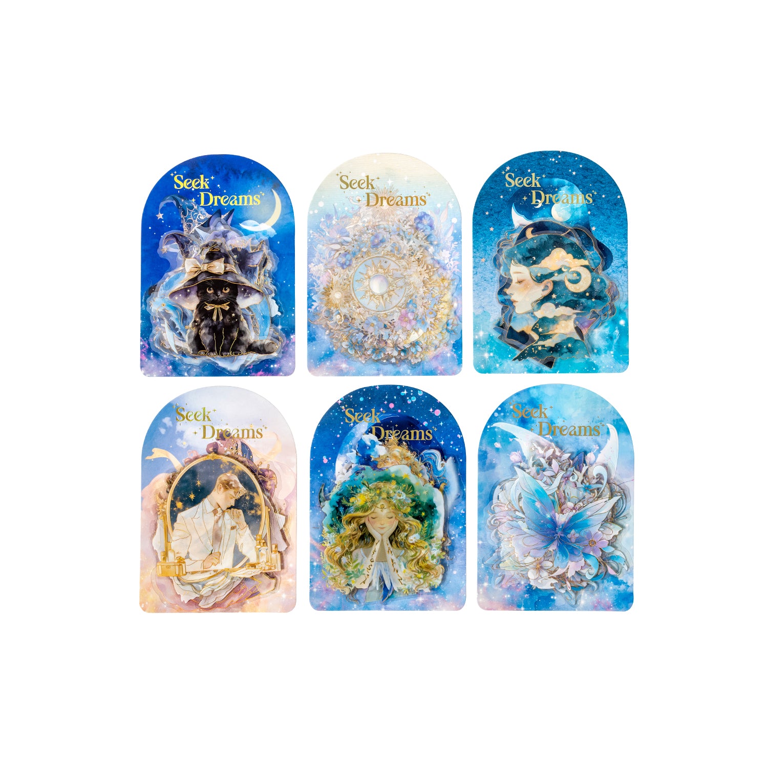 Glimmer of a Dream Starry Sky Theme PET Sticker