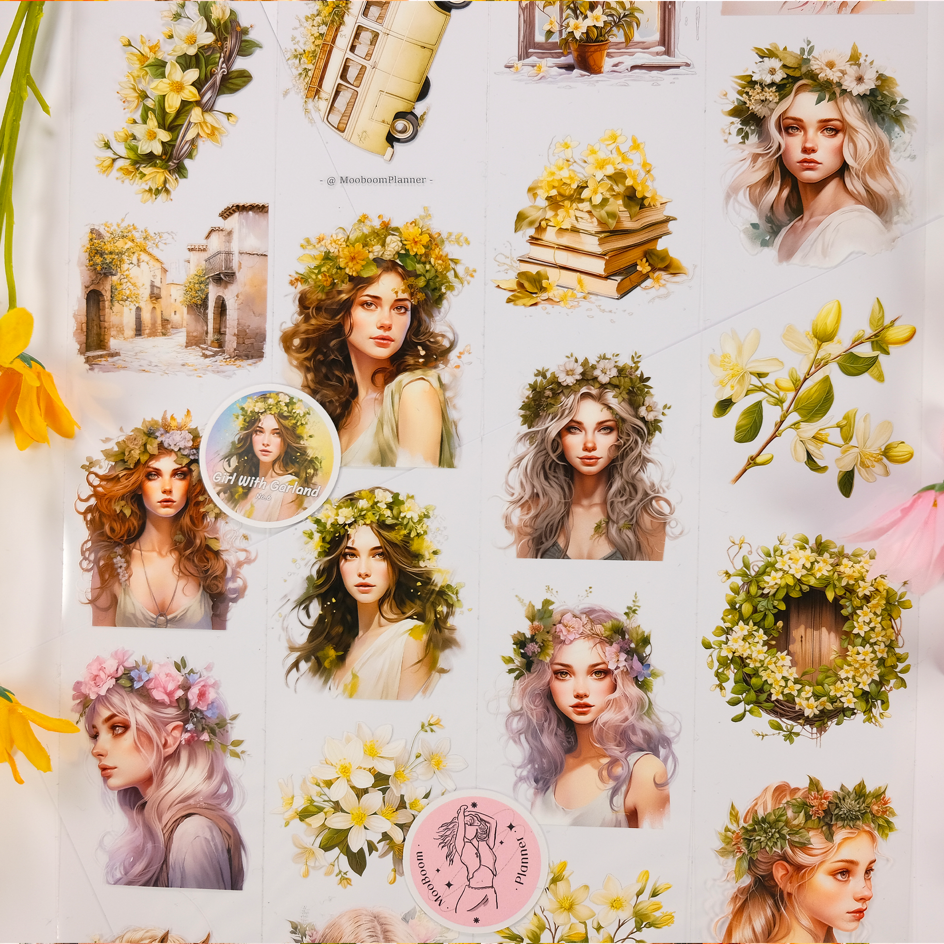 Girl With Garland PET Tape