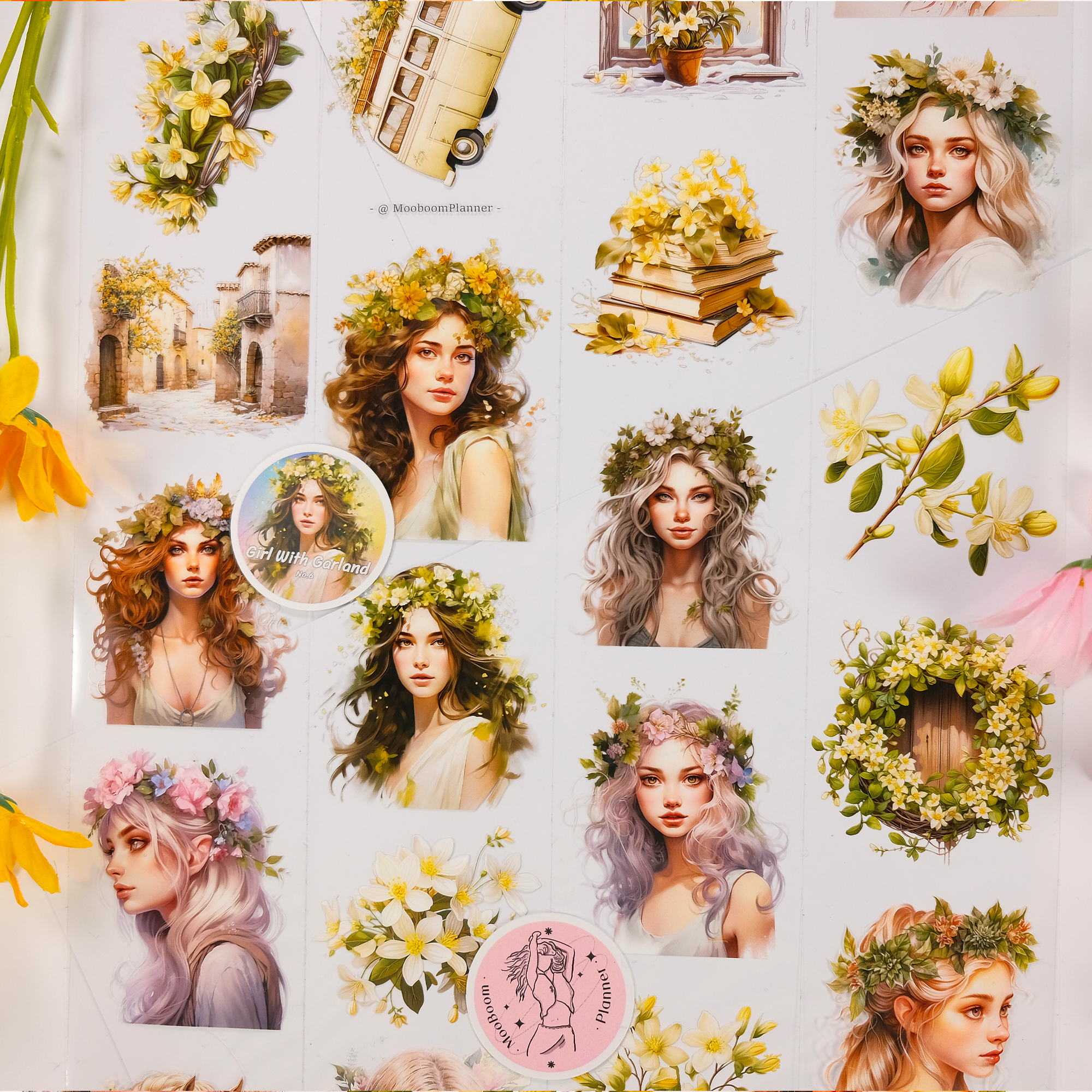 Girl With Garland PET Tape