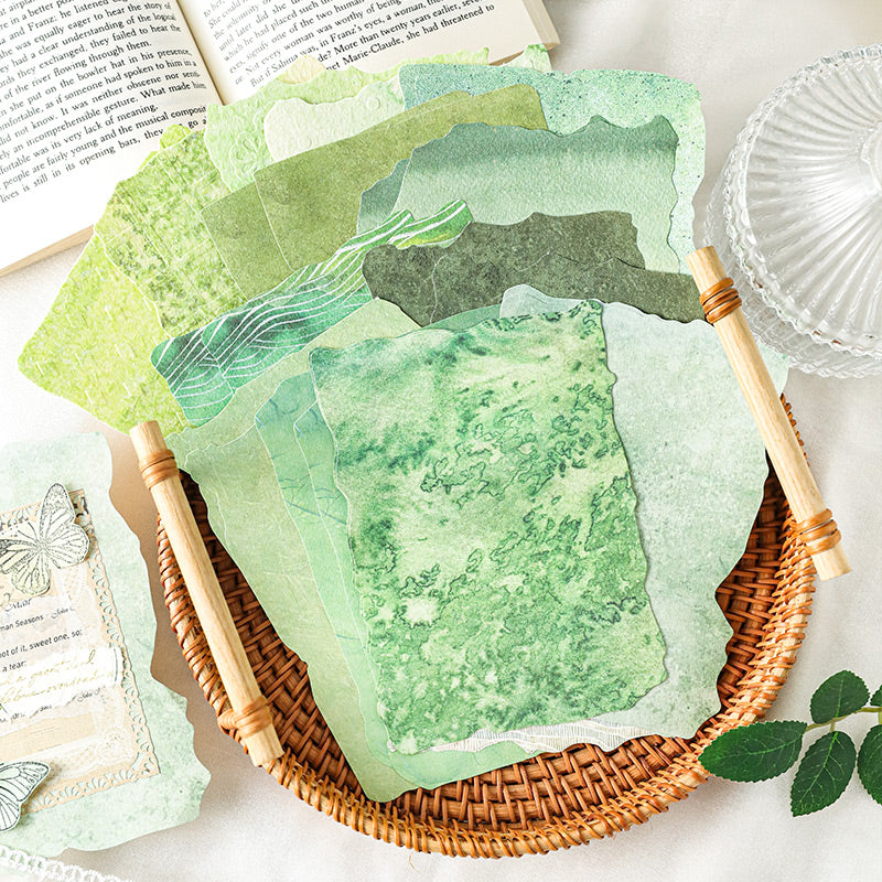 Embossed Printed Scrapbooking Paper