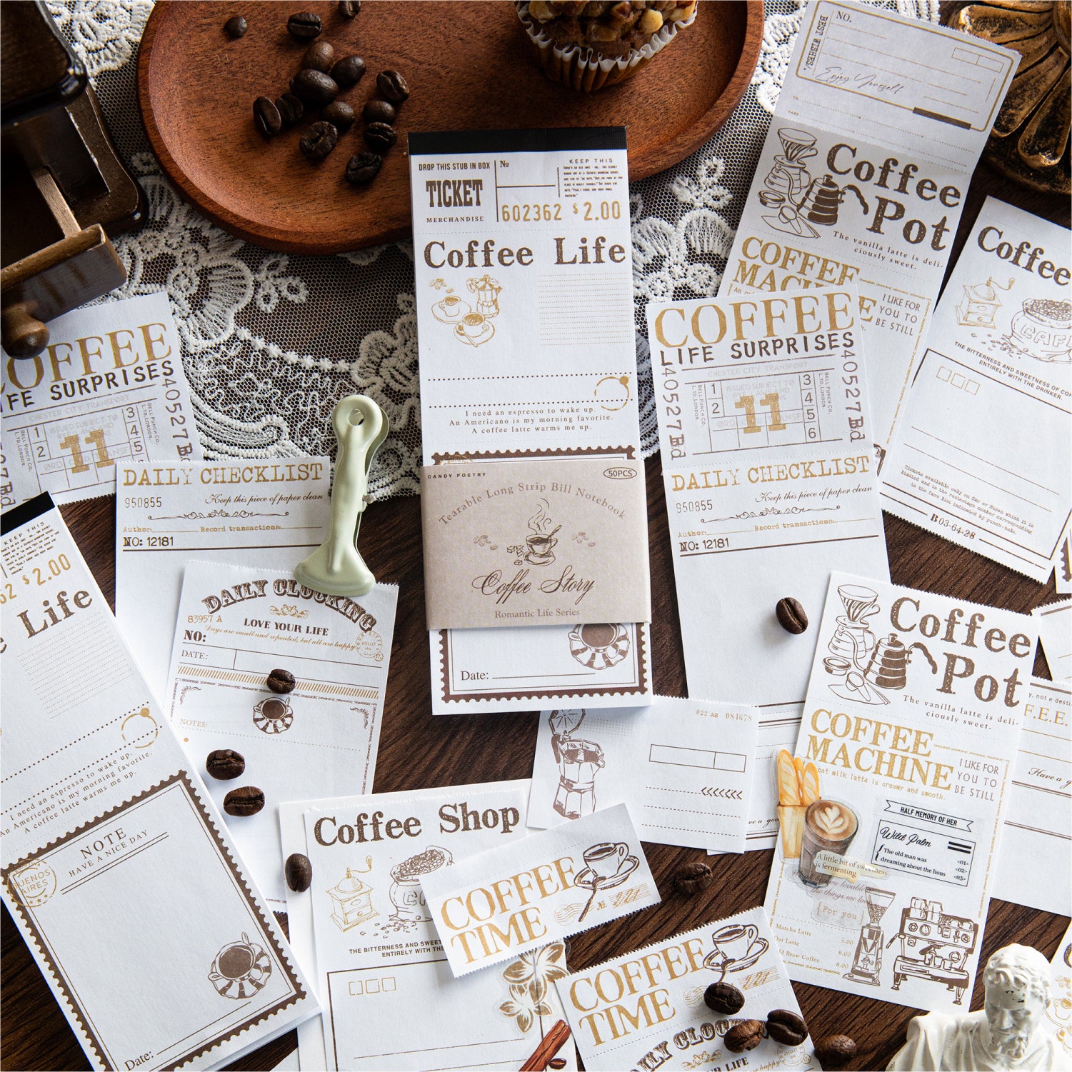 Romantic Life Memo Papers